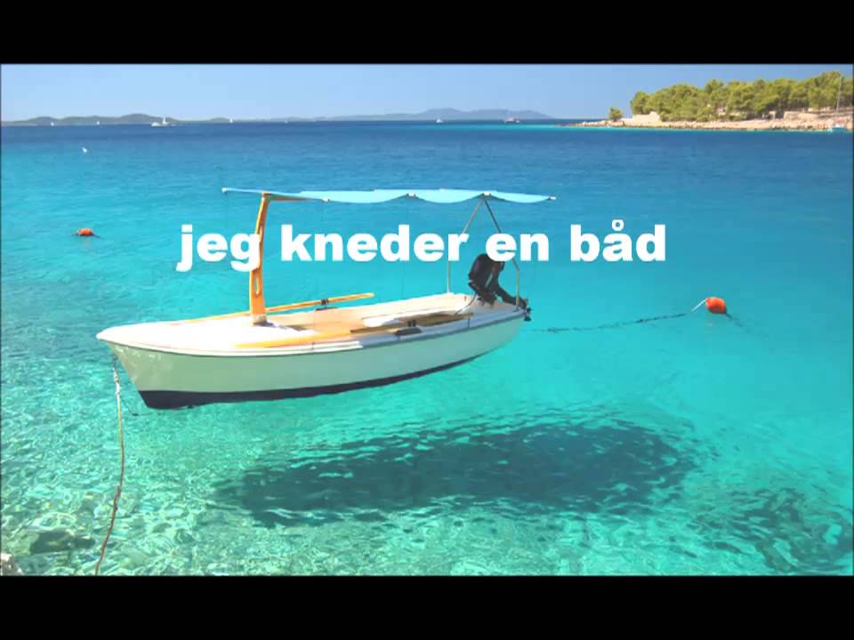 jeg kneder en båd