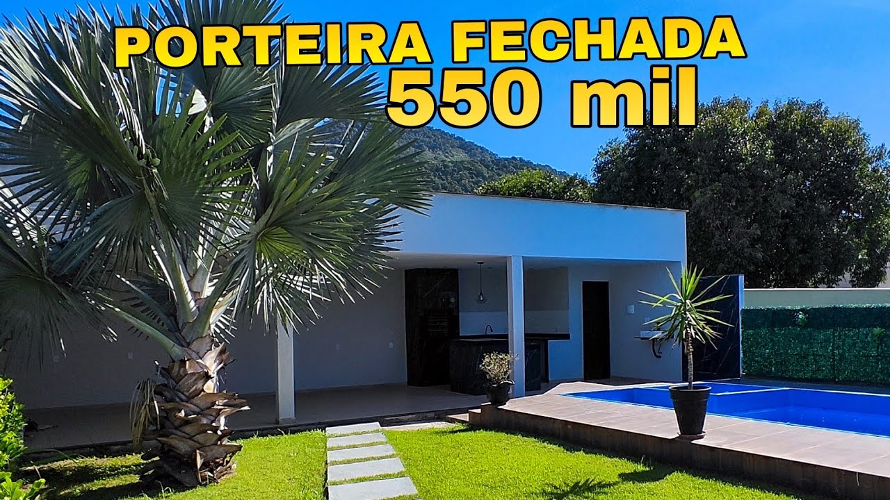 TODA PLANEJADA COM PISCINA EM CONDOMÍNIO POR 550 MIL EM MARICÁ RJ
