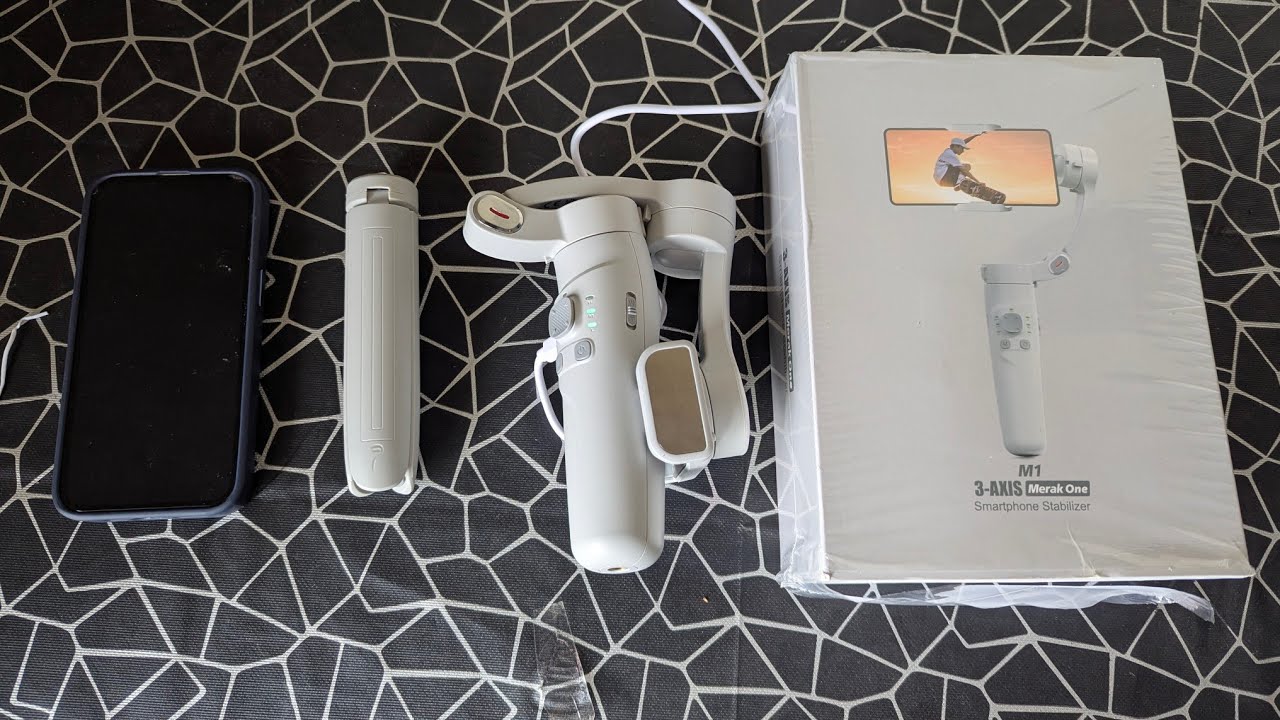 Unboxing the brand new M1 3-Axis Gimbal Stabilizer for smartphones! 📦✨