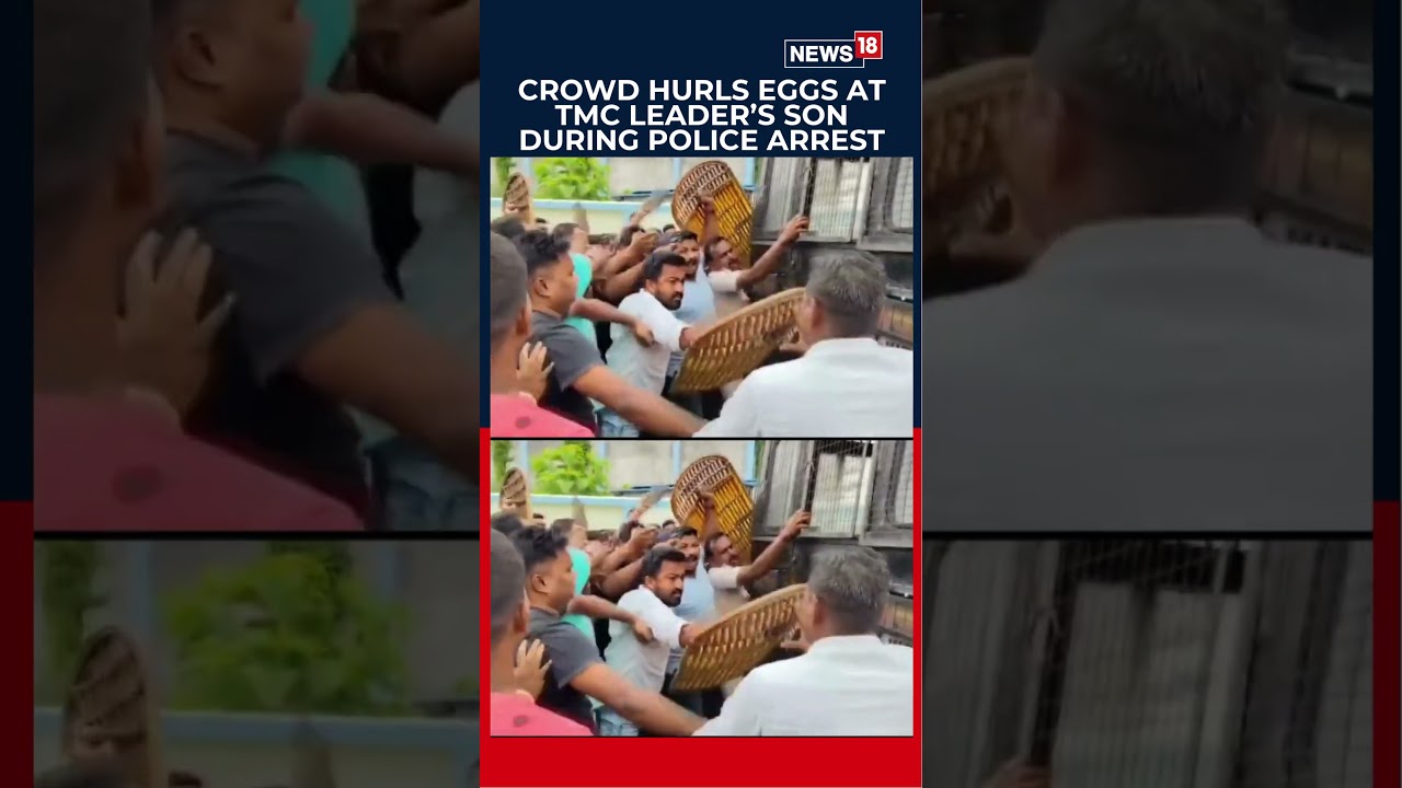 Crowd Hurls Eggs, Manhandles TMC Leader&rsquo;s Son Avijit Chatterjee During Arrest by Naihati Police