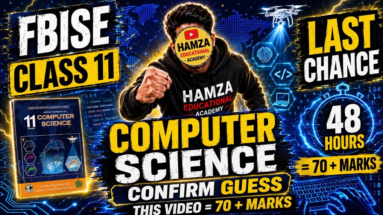 11th Computer Science Fbise Confirm Guess Paper 2026 | Important Long + Short 2026