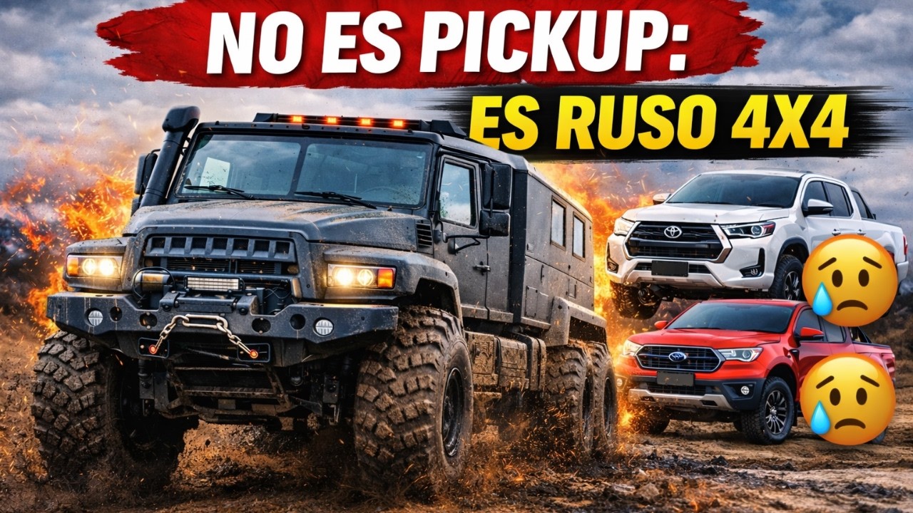 ESTE CAMIÓN RUSO HUMILLA A TODAS LAS PICKUPS 4X4 | TRACKMASTER EXPLICADO