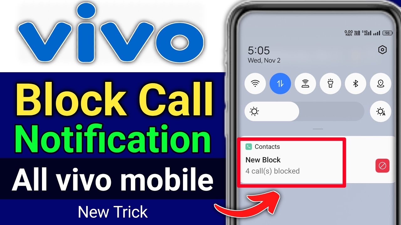 Блокировка вызова и сообщения ki Notification kaise on kare all vivo mobile me ? Ali YouTuber