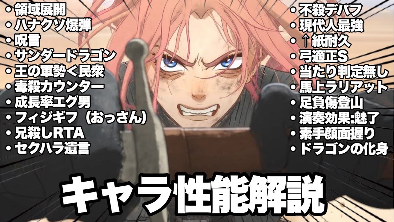 果てしなきスカーレットキャラ解説