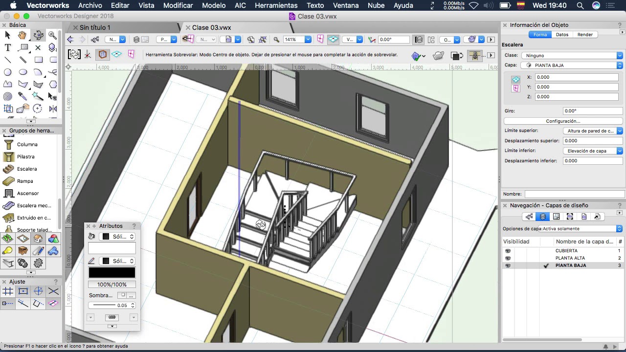 Clase 03 Introducción a #Vectorworks