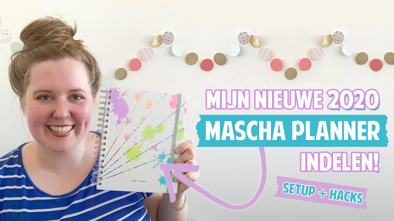 MASCHA PLANNER 2020 INDELEN 😍💜 helemaal klaarmaken voor gebruik! Ook te gebruiken als schoolagenda