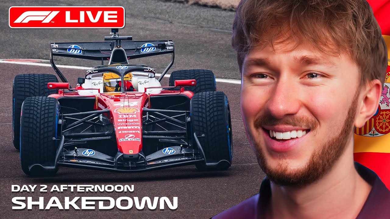 F1 SHAKEDOWN TESTING - Day 2 Afternoon