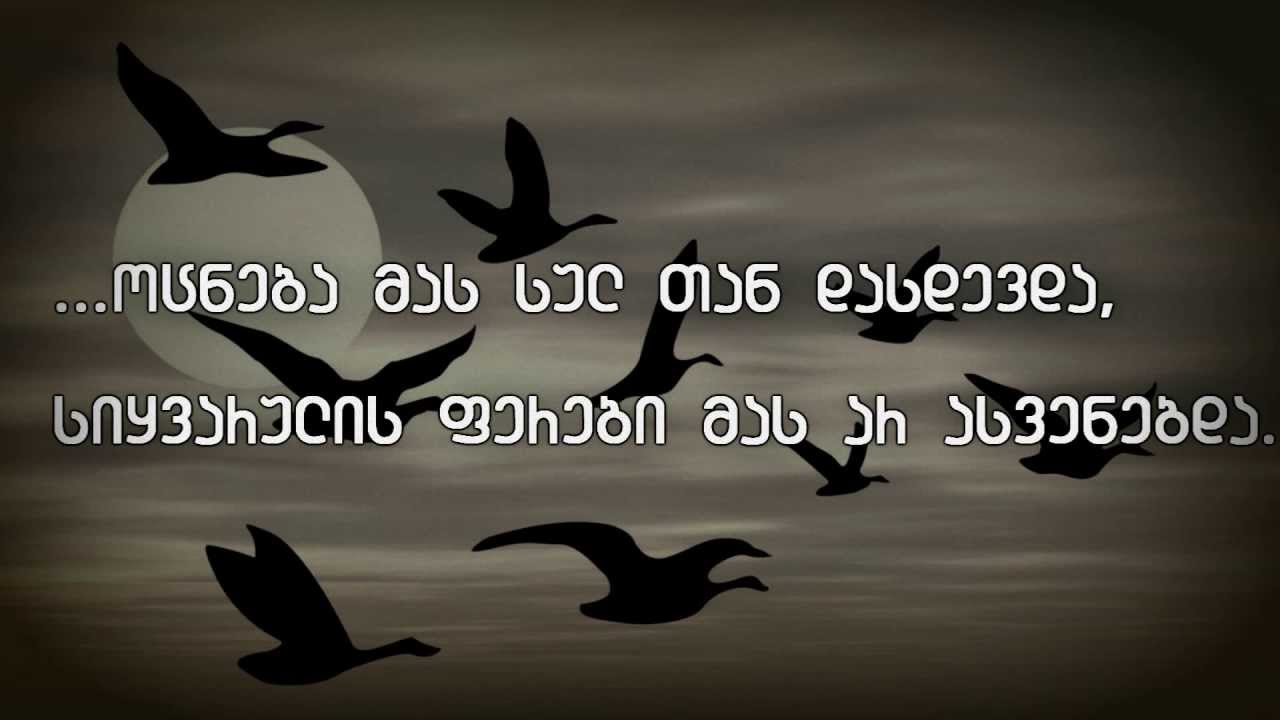 გიორგი ტიგინაშვილი   ოცნება+lyrics