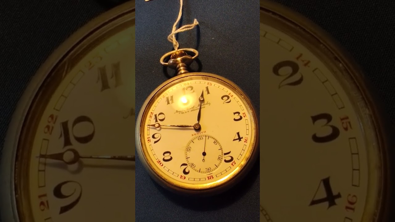 Zenith ezüst zsebóra, Grand Prix Paris, 1900 | Galéria Savaria