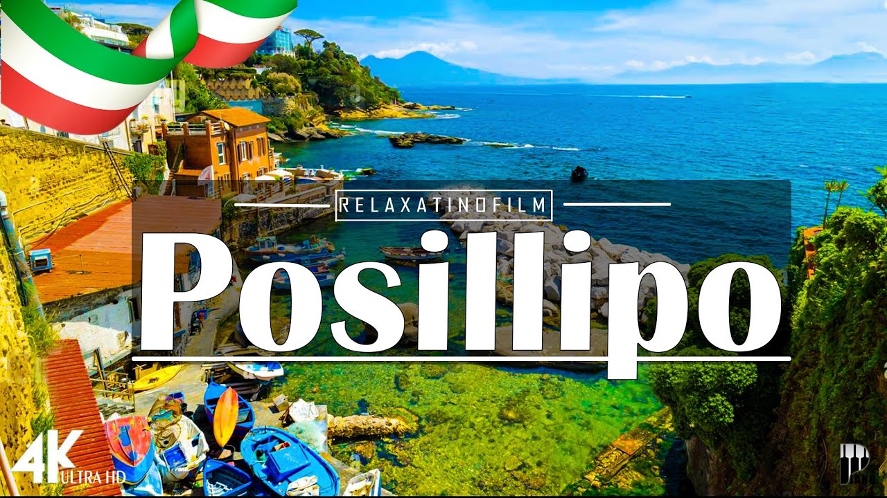 Beautiful Posillipo, Naples 4K &bull; Relaxing Italian Music, Instrumental Romantic &bull; Video 4K UltraHD