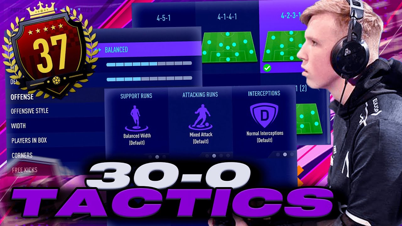 FIFA 21 MY 30-0 PRO CUSTOM TACTICS! THESE TACTICS JUST GOT ME BACK TO BACK TOP 100