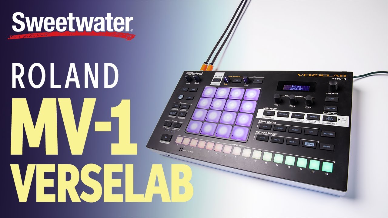 Roland MV-1 Verselab Music Workstation Demo