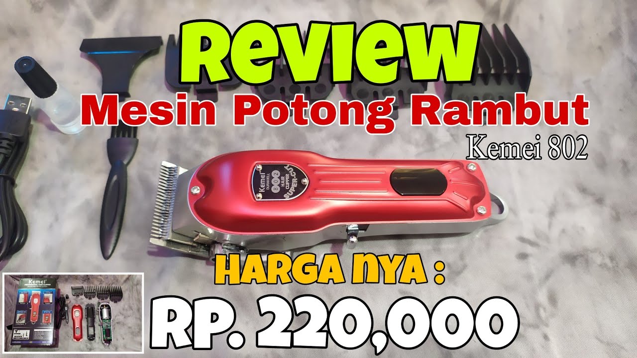 Review Clipper Kemei Km 802