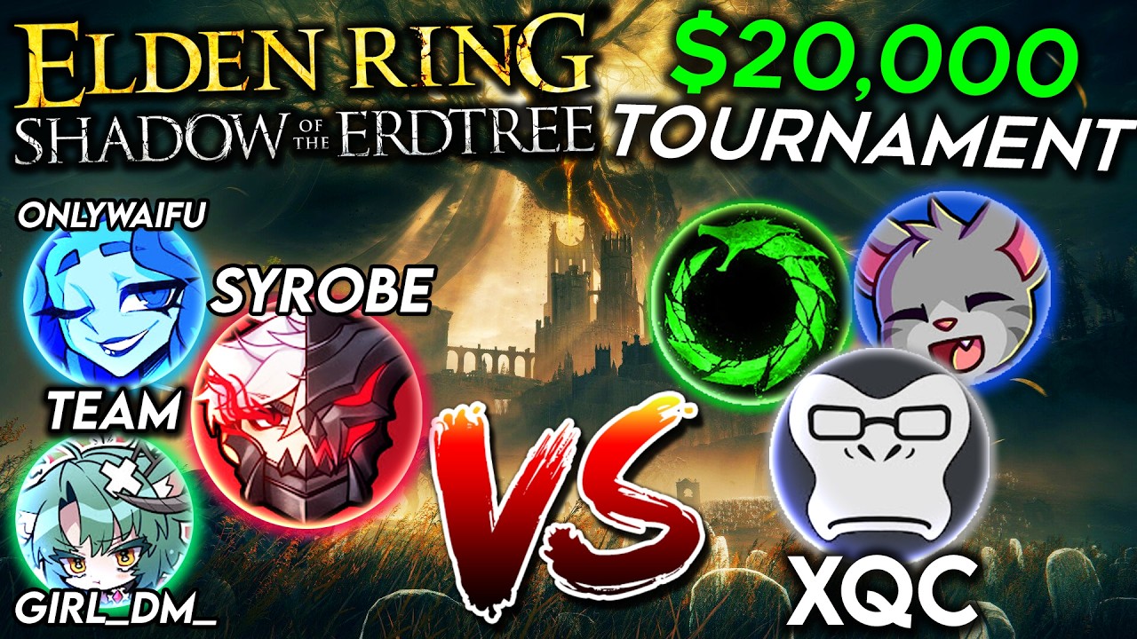 Elden Ring DLC $20000 Tournament Twitch Rivals Elden Ring PVP Grand Finals ft @OnlyWaifuYT @girldm
