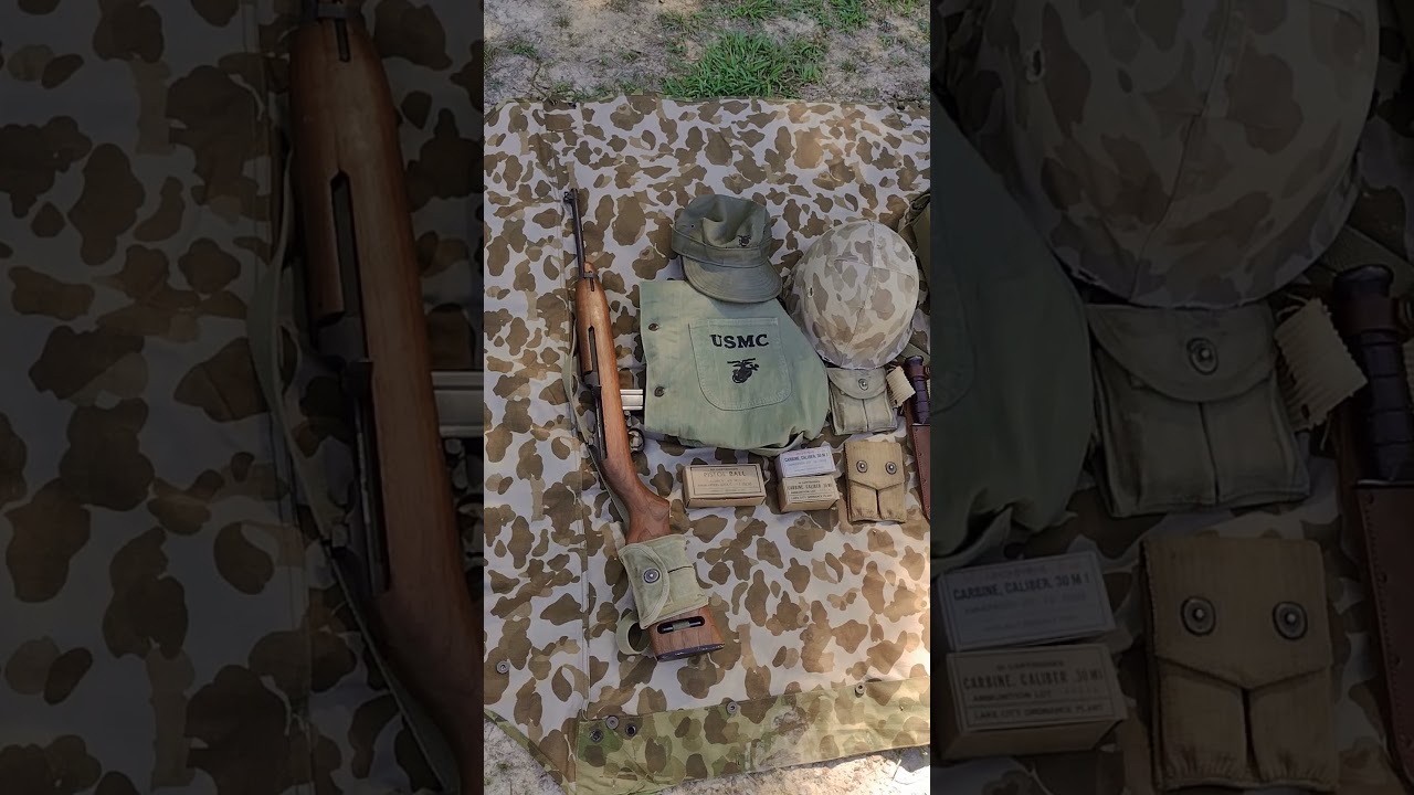 USMC WW2 gear, late war