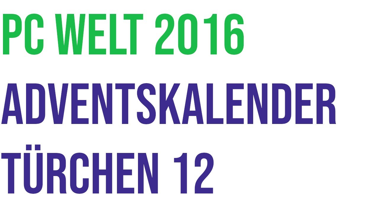 PC Welt Adventskalender T&uuml;r 12 10000 Schrifarten f&uuml;r Windows 10