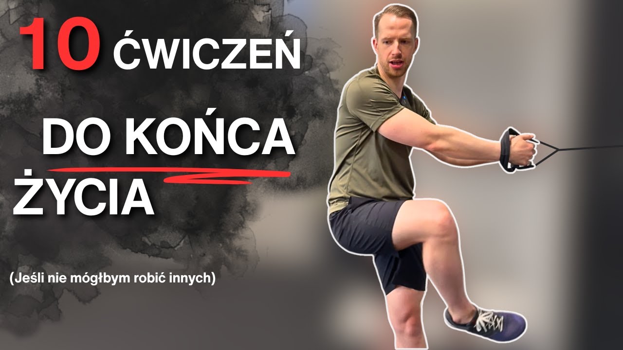🏋️‍♂️ 10 ćwiczeń do KOŃCA ŻYCIA!🤸‍♂️   trening, rehabilitacja, lumbago, zdrowe stawy