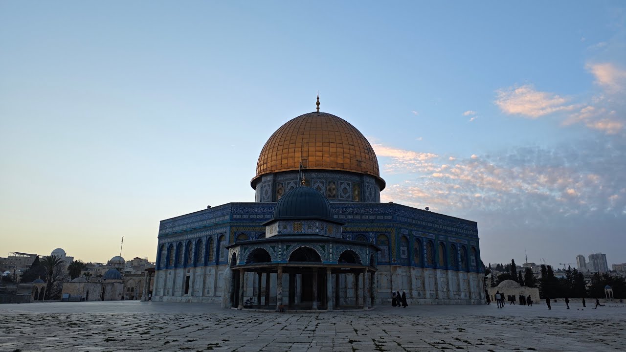 27.1.2026 أذان و صلاة المغرب من المسجد الأقصى المبارك Maghrib prayer from the blessed Al-Aqsa Mosque