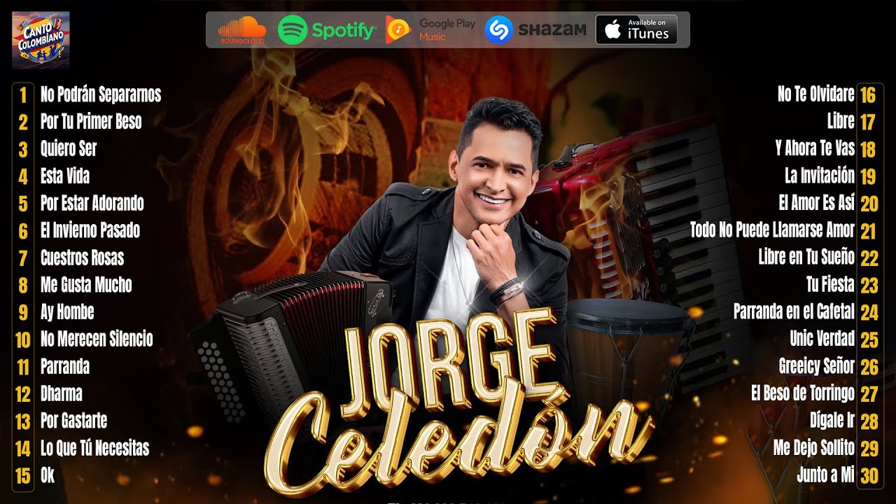 JORGE CELED&Oacute;N ▶️ LOS &Eacute;XITOS QUE SIEMPRE SUENAN 📻 | Vallenato 2024