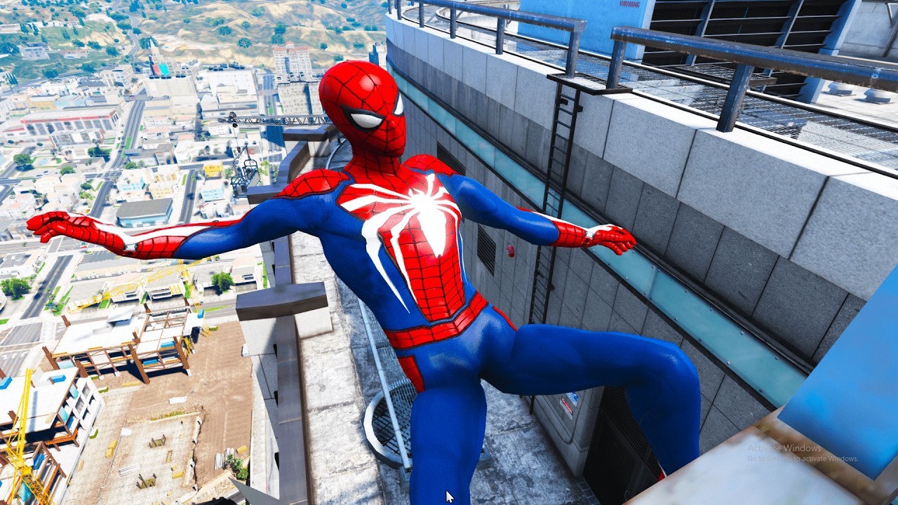GTA 5 Ragdolls SPIDERMAN Jumps/Fails (Euphoria Physics) PART 14
