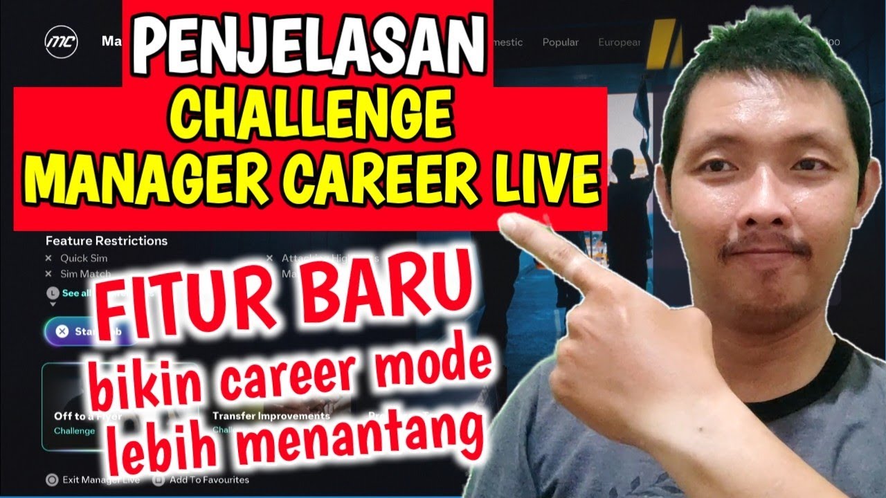 Penjelasan CHALLENGE MANAGER CAREER LIVE di FC 26. Tutorial FC 26 | Ryu Go Gaming