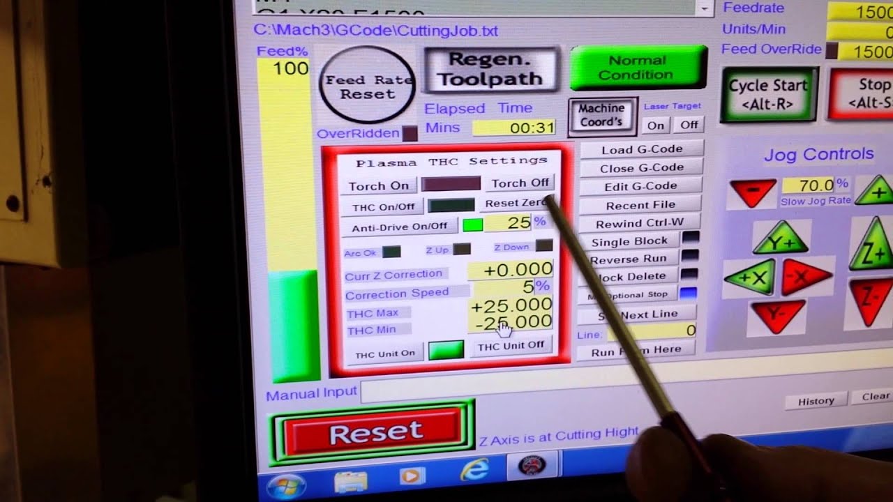 CNC Plasma THC (Proma) working install with Mach3 & smooth stepper