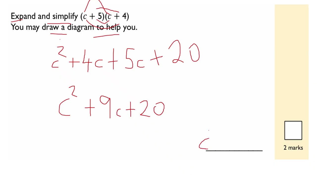 Column Vectors GCSE 9-1 Maths Exam Style Question Higher and Foundation Grade 4 5 Mathematics