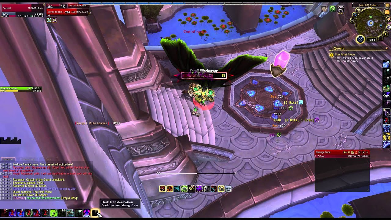 The Final Piece WoW Quest In the Shadows of Auchindoun