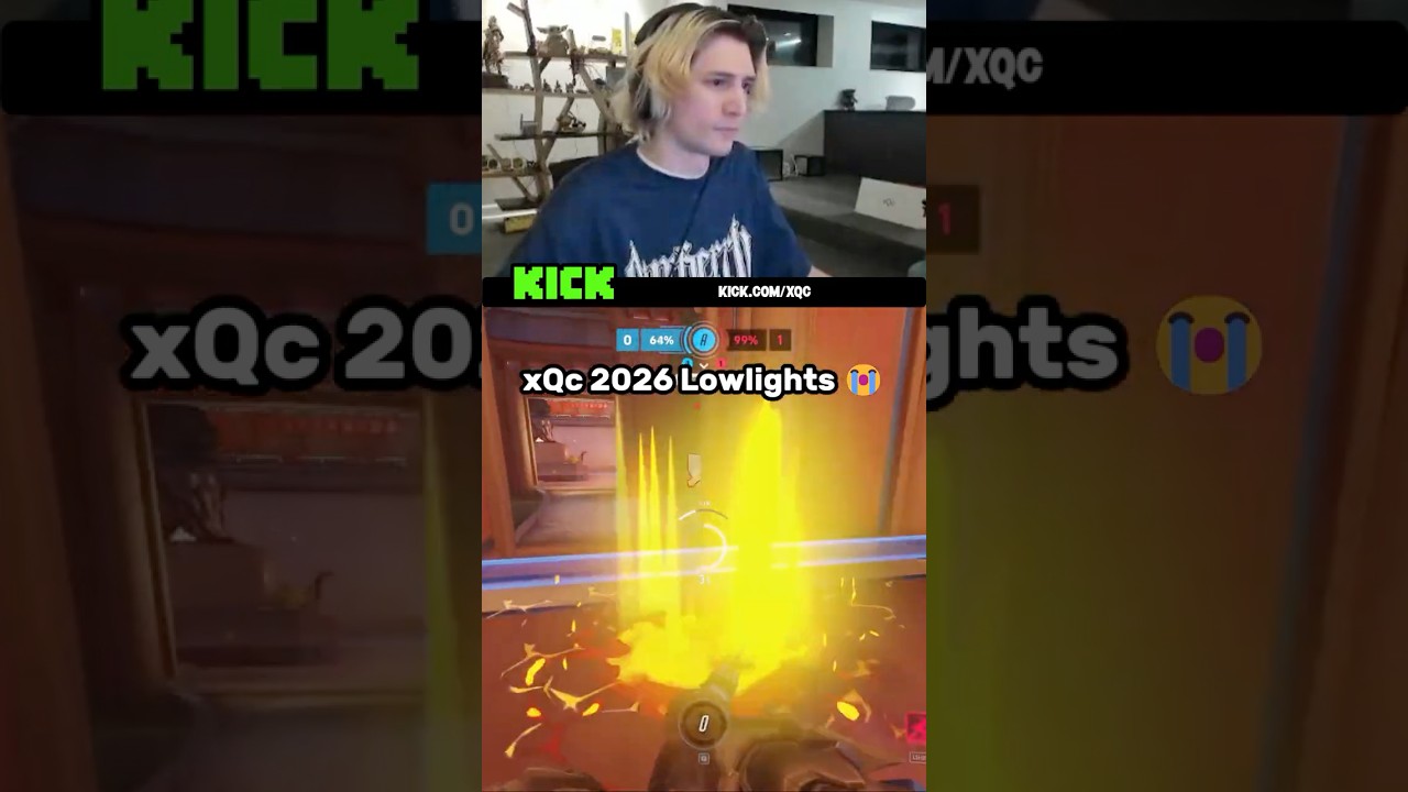 xQc 2026 Lowlights 😭 #xqc #overwatch
