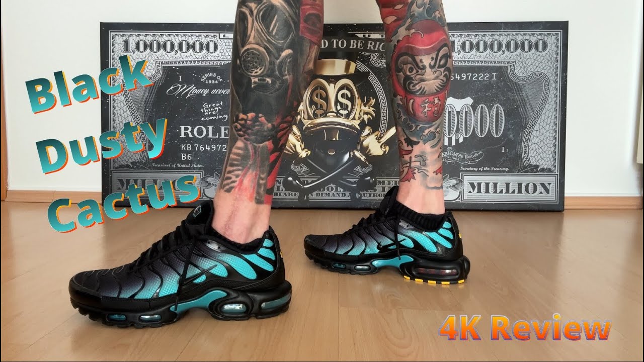 Nike Air Max Plus TN Aqua Fade Vibes 🌊 | 2025 &ldquo;Dusty Cactus&rdquo; | 4K On Feet Look