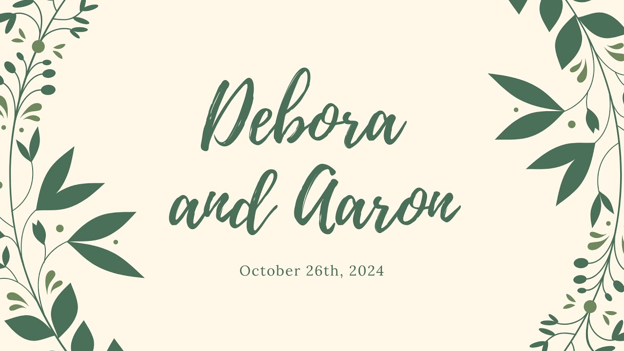 Wedding | Debora and Aaron | October 26th, 2024