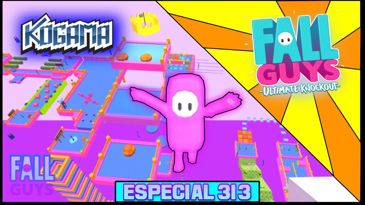 KOGAMA Y FALL GUYS en ParkouRgames! [especial 313] jugando con suscriptores! ✨💙🎦