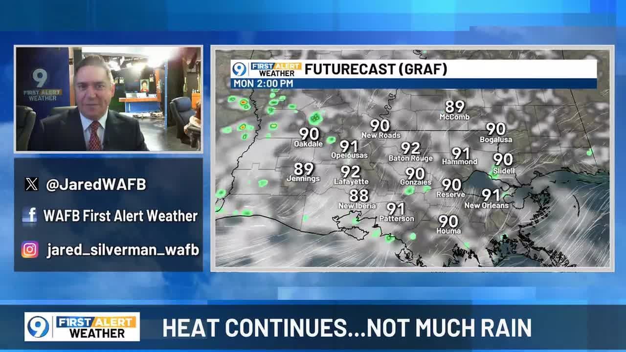 More heat, less rain...Here's your Back-to-work/school forecast