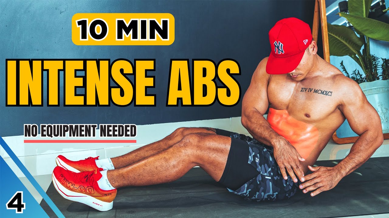 10 Minute High Intensity Ab Workout Day 4 Ab Challenge#exercise #gym #workout