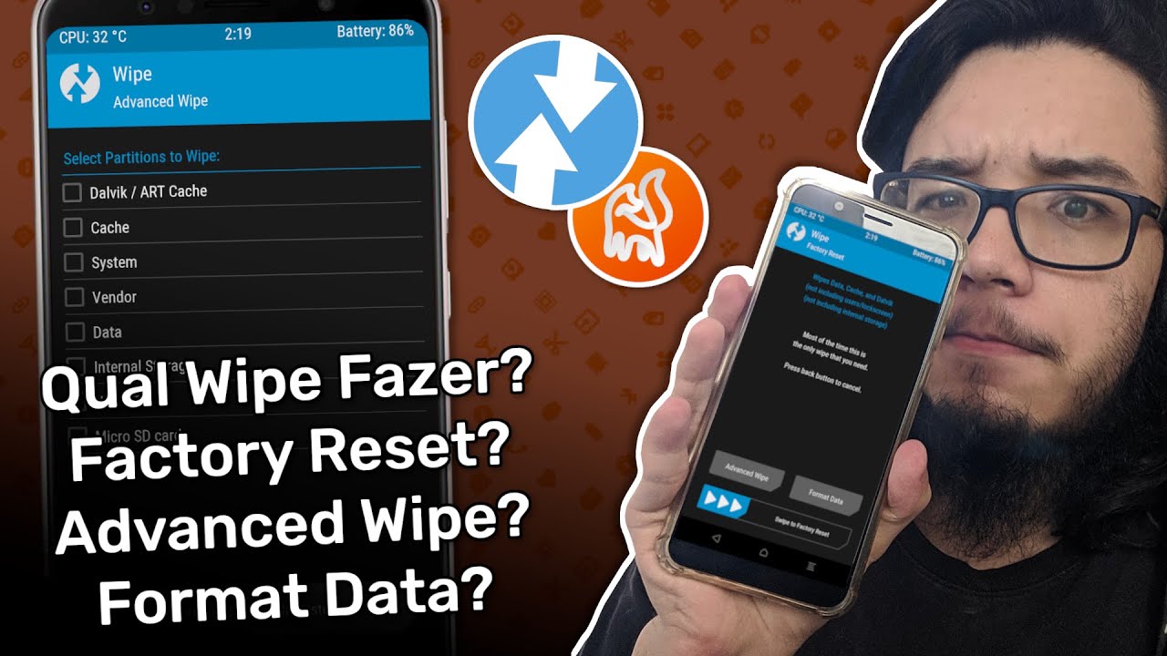 Qual wipe fazer na hora de instalar uma ROM? Wipe Data? Advanced Wipe? e um pouco dos ZIPs de ROMs