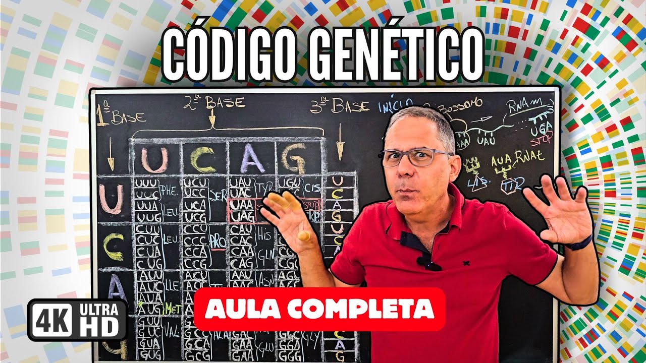 CÓDIGO GENÉTICO: Como Funciona, o que são Códons e Por que é Universal? | Professor Hilton