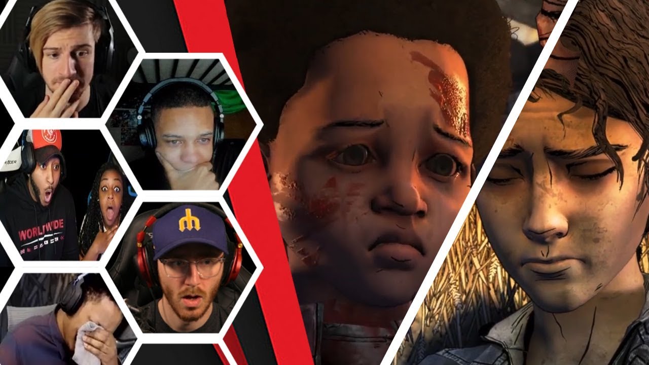 Let's Players Reaction To Aj Ending Clemetine Her Suffering | TWD Final Seaon: Take Us Back