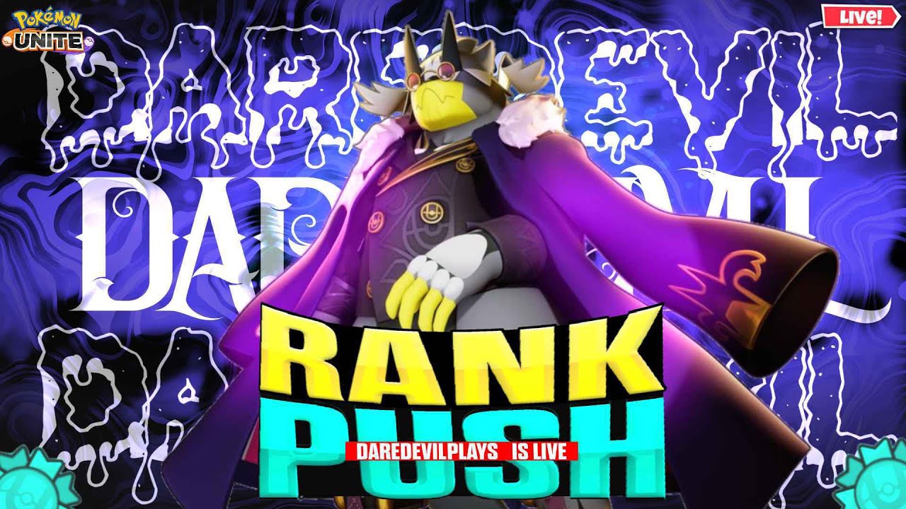 Rank Push On top🤡| Pokemon Unite Live🔴 | DareDevil Is Live🥷