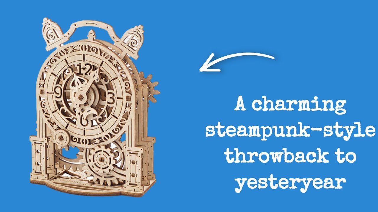 UGears Vintage Alarm Clock