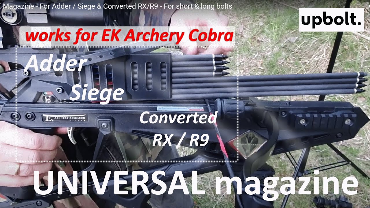 UPBOLT Magazine - For Adder / Siege & Converted RX/R9 - For short & long bolts