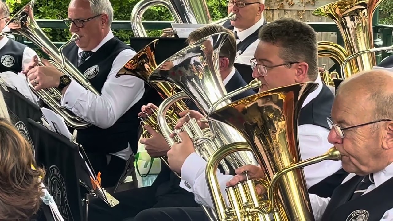 14 - Ticket to Ride Dodworth Colliery MW Brass Band - Wetherby Bandstand - 26th Aug 2024