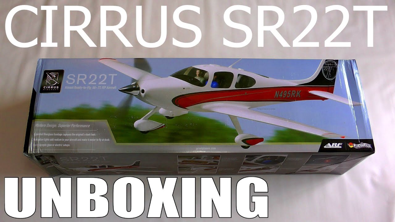 Great Planes CIRRUS SR22T UNBOXING in HD By: RCINFORMER Part 1 of 3