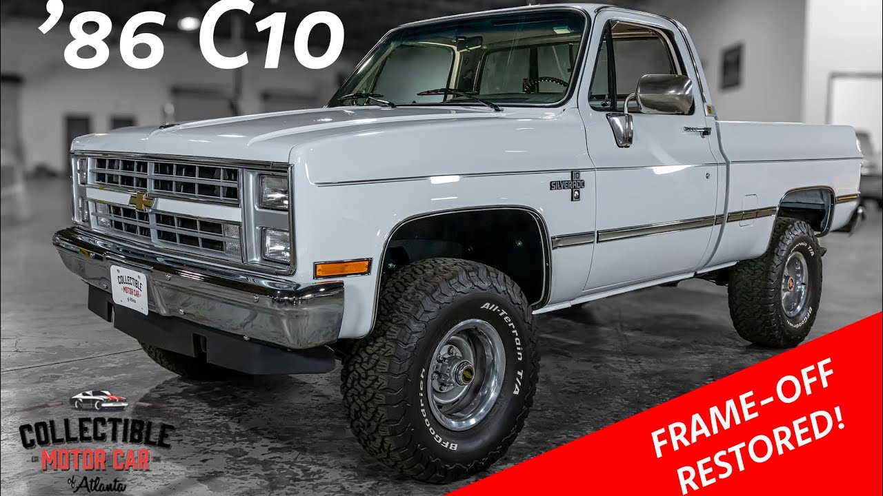 Обзор полноприводного Chevrolet C10 FRAME OFF ‘86 — коллекционный автомобиль из Атланты