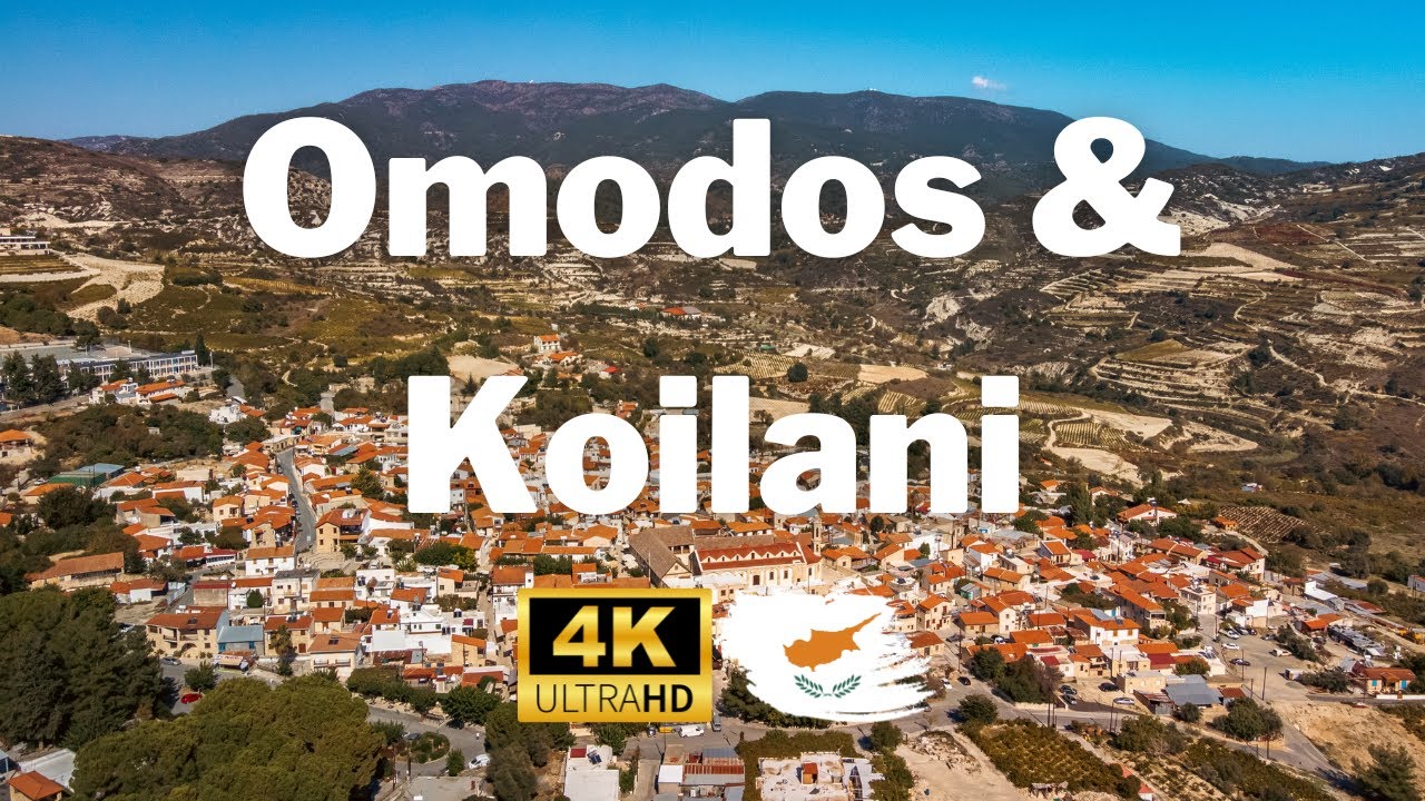 Cyprus from Above: Spectacular 4K Drone Views of Omodos & Koilani ⛰️🇨🇾