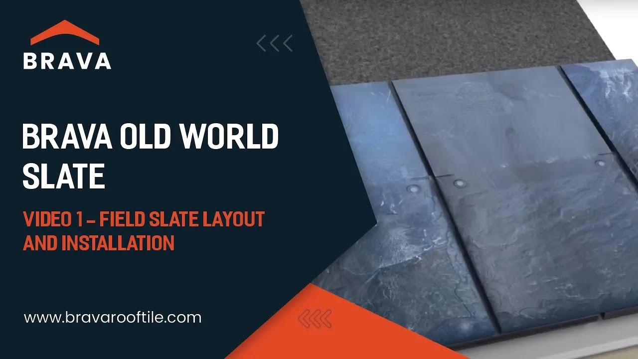 Brava Slate | Field Slate Layout and Installation | Video 1