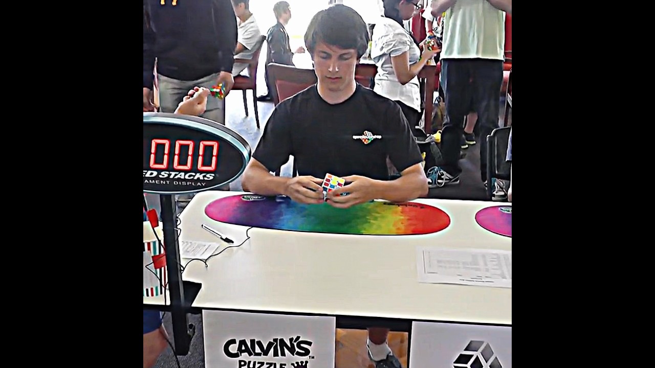 Feliks Zemdegs one handed Rubik&rsquo;s cube former world record 9.03s #rubikscube #viral #shorts