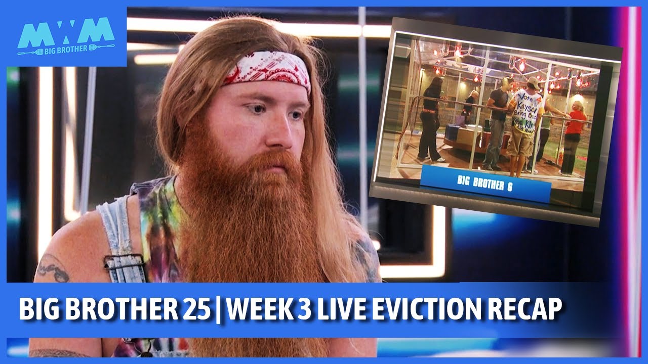 Big Brother 25 I Week 3 Live Eviction Recap #bb25 #myweeklymeltdown #bigbrother