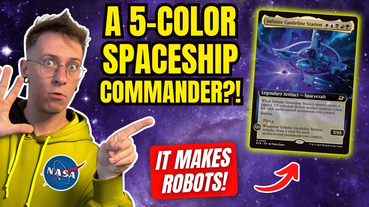 A Literal 5-Color Spaceship Commander?! | In-Depth EDH Deck Tech &ndash; Infinite Guideline Station
