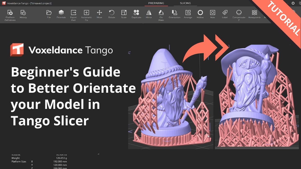 Beginner's Guide to Better Orientate your Model in Tango Slicer