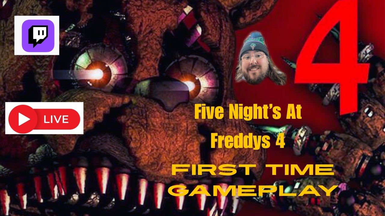Five Nights at Freddy's 4 #gaming #fnaf #live #horror #scared #stream
